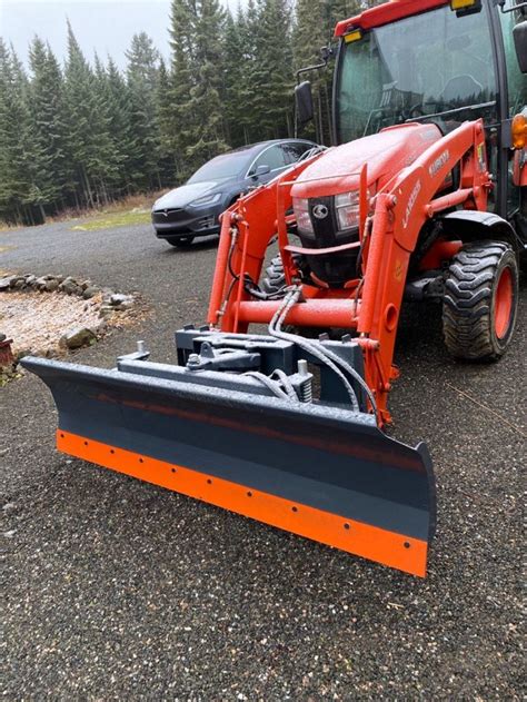 tmg industrial 86 skid steer hydraulic angle snow plow blade|TMG Industrial 86” Skid Steer Dozer Blade/Snow Plow Pusher, .